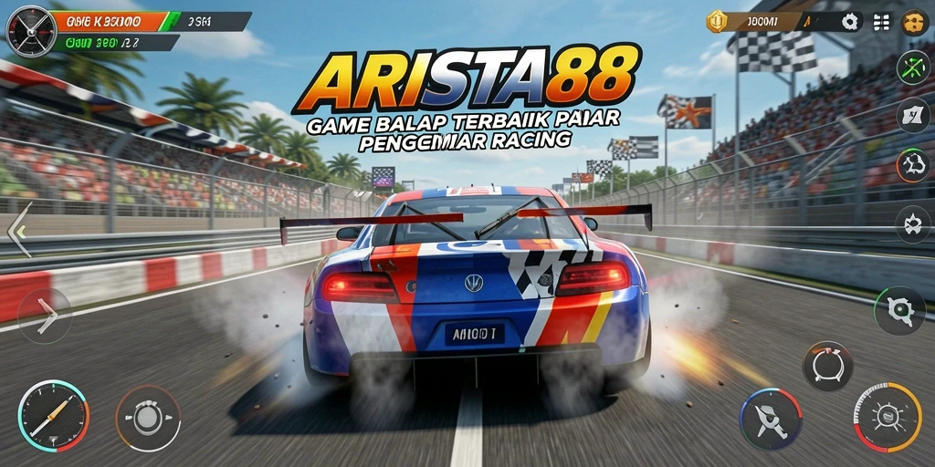 Tampilan gameplay ARISTA88 yang mendebarkan dan realistis.