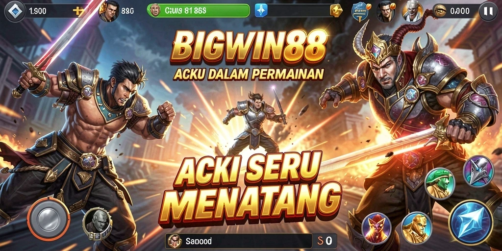 Tangkapan layar menampilkan gameplay aksi mendebarkan di BIGWIN88.