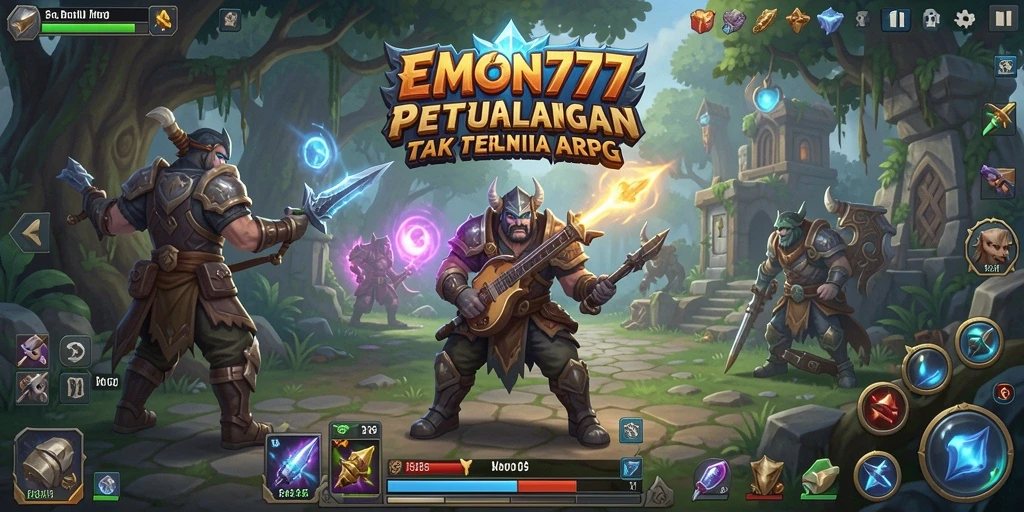 Tampilan gameplay EMON777 yang memikat dalam aksi ARPG.