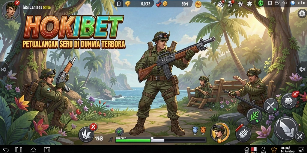 Tampilan gameplay HOKIBET yang menakjubkan di dunia terbuka.