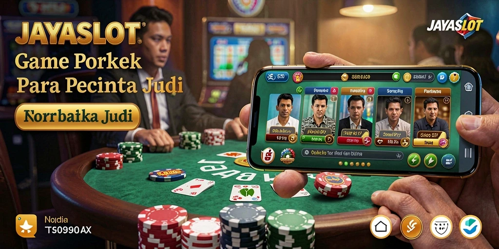 Gameplay JAYASLOT yang menegangkan dalam permainan Poker.