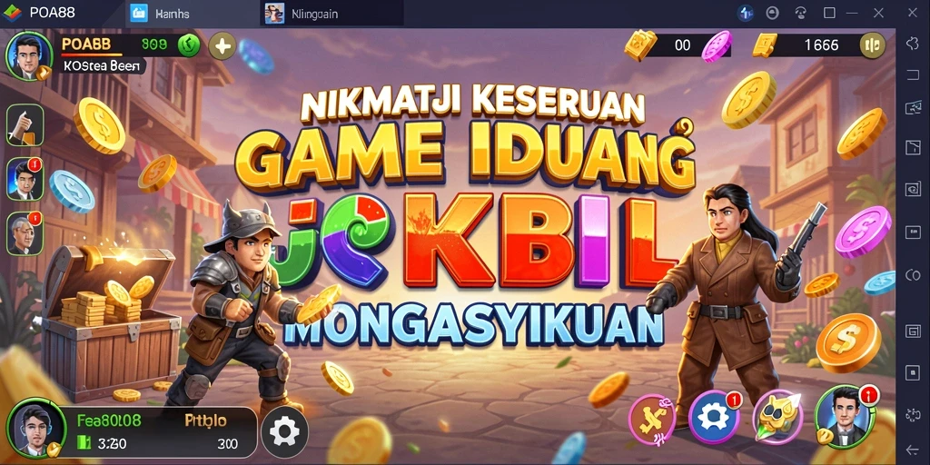 Tampilan gameplay menarik di game Idle POA88.