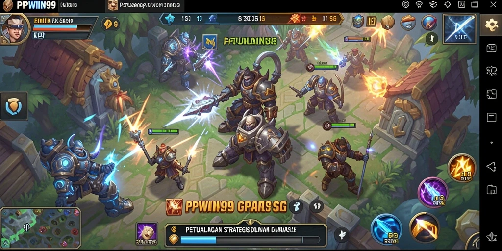 Tampilan gameplay mendebarkan di PPWIN99 yang penuh strategi SLG.