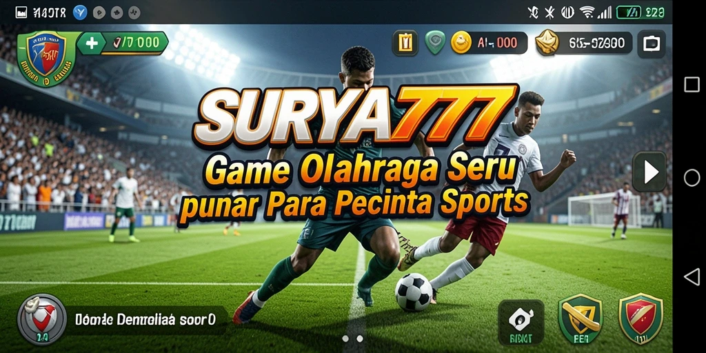 Tangkapan layar gameplay SURYA777 yang menunjukkan aksi seru dalam olahraga.