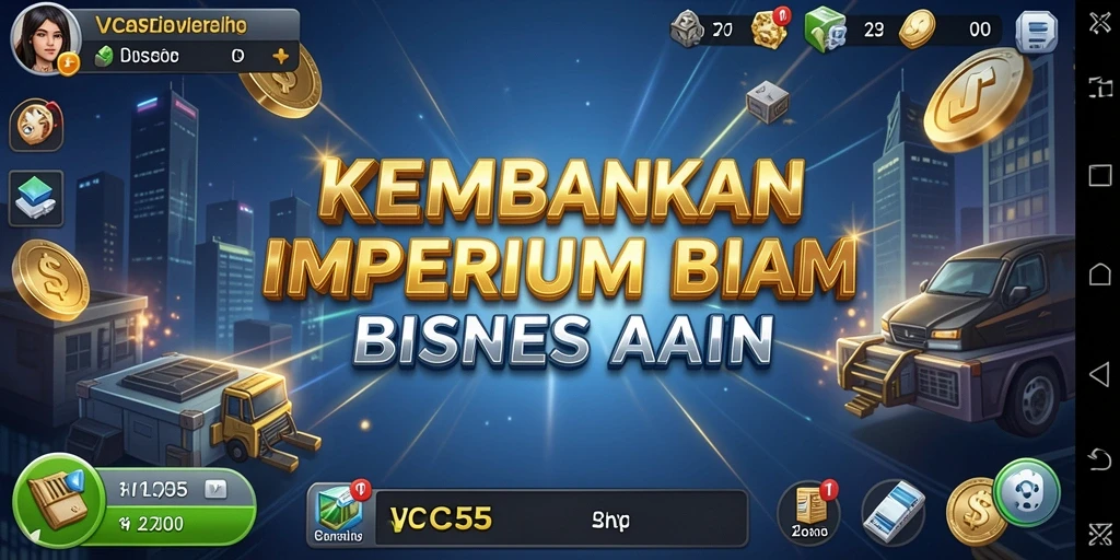 Tampilan gameplay menarik dari VC55 yang penuh dengan strategi Tycoon.